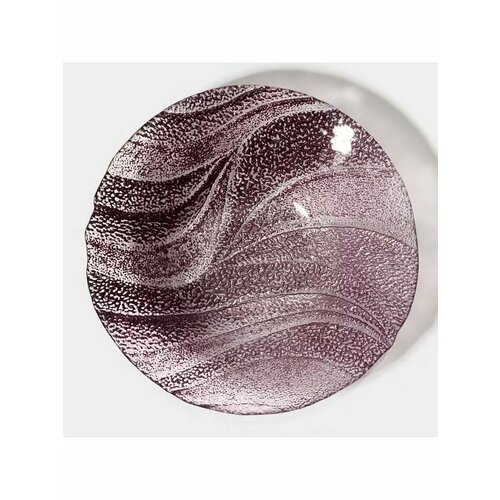 Тарелка суповая Драхна 21 см цвет бордовый 751₽