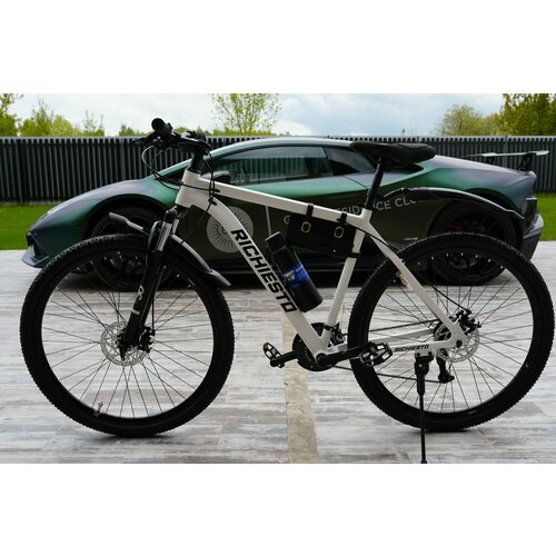 Велосипед 275 Richiesto алюминиевая рама 21 Горный ВзрослыйПодростковый Лёгкий белый 25900₽