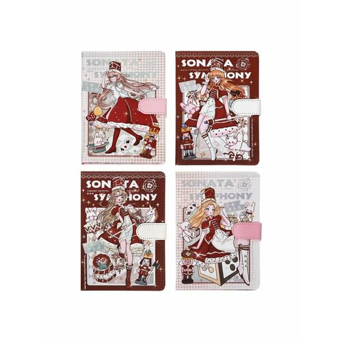 Записная книжка с хлястиком А6 48 листов 751₽