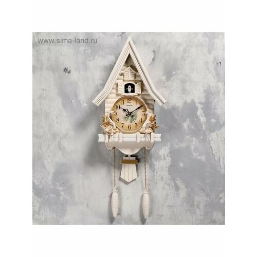Часы настенные с кукушкой Лебеди 2 шт 3 АА 2 шт R14 5166₽
