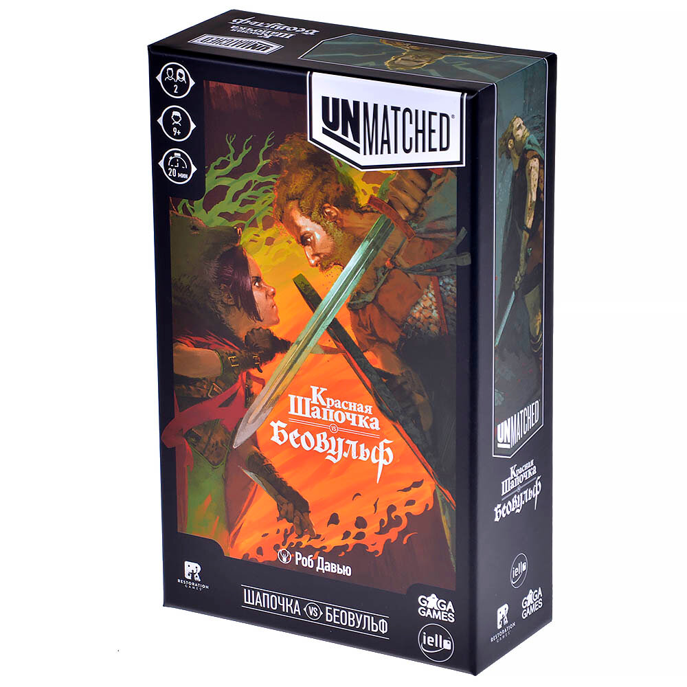 Настольная игра Unmatched – Красная Шапочка против Беовульфа