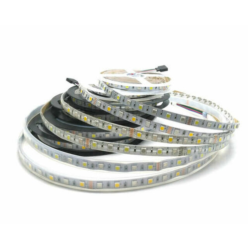 Лента светодиодная 12B 144Втм 60Ledm 6000K холодныйRGB IP20 5050 GENERAL 800₽