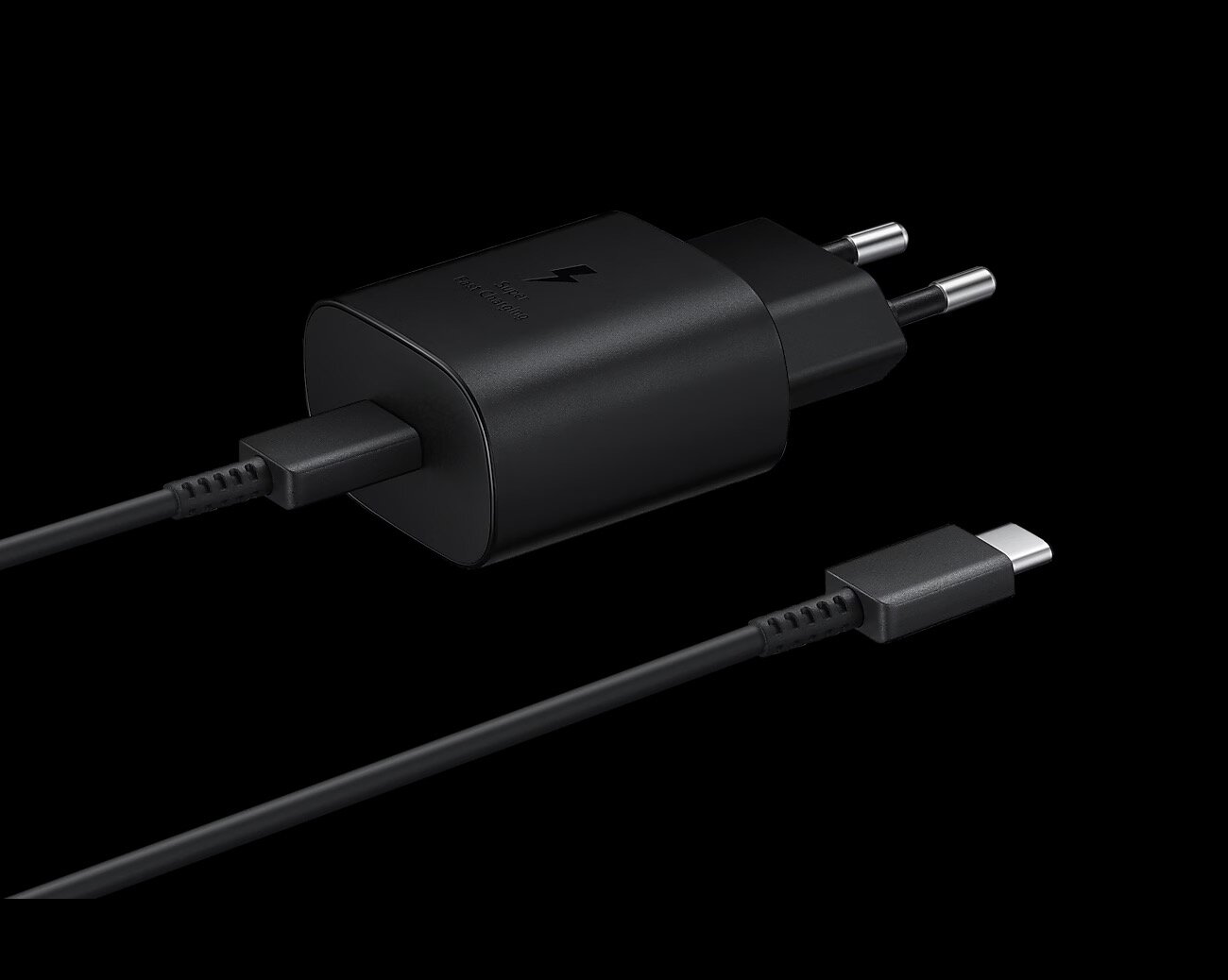 Сетевое зарядное устройство Samsung EP-TA800 25 Вт с кабелем Type-C — фото 1