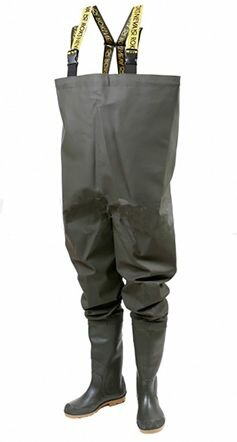 Вейдерсы для рыбалки мужские с сапогом рокс С090, р.41 / полукомбинезон рыбацкий — фото 1