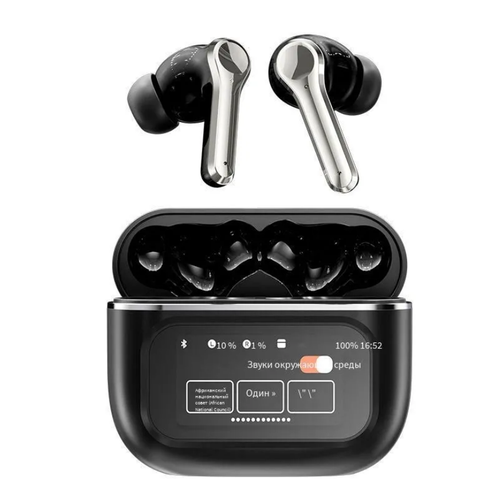 Беспроводная Bluetooth-гарнитура YX30 с полноцветным дисплеем и шумоподавлением BLACK 3490₽