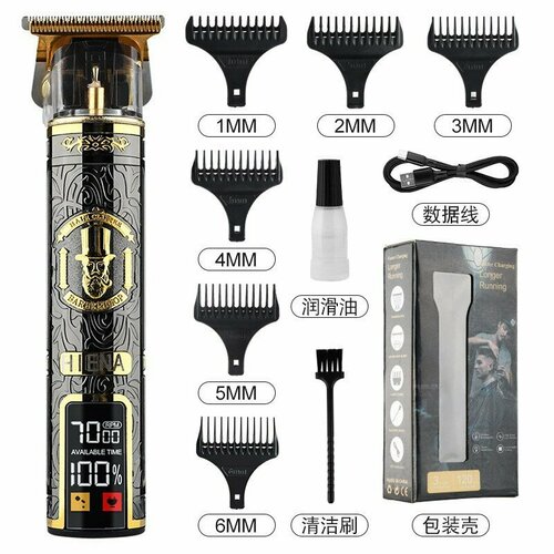 Электрическая машинка для стрижки волос Ingxuan цвет черное золото модель Высокая шляпа 89700₽