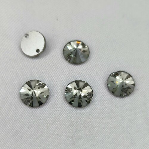 ТД07812 3200G MM12 Нашивные кристалы Swarovski Blak Diamond -10шт 1430₽