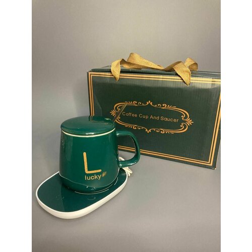 Кружка-термос С подогревом и крышкой в подарочной упаковке 1200₽