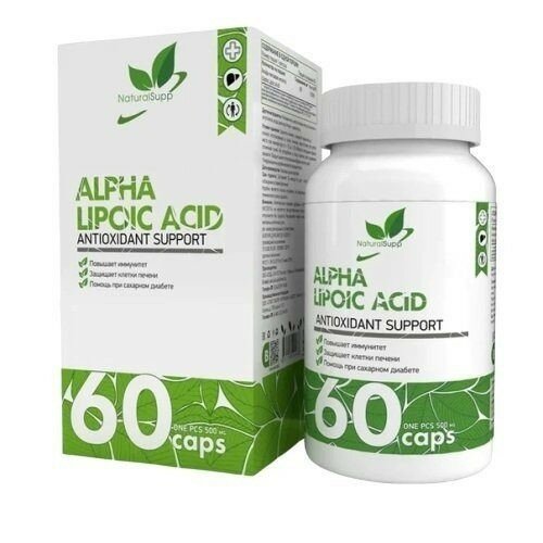 NaturalSupp Alpha lipoic Acid 100 мг, 60 капс.