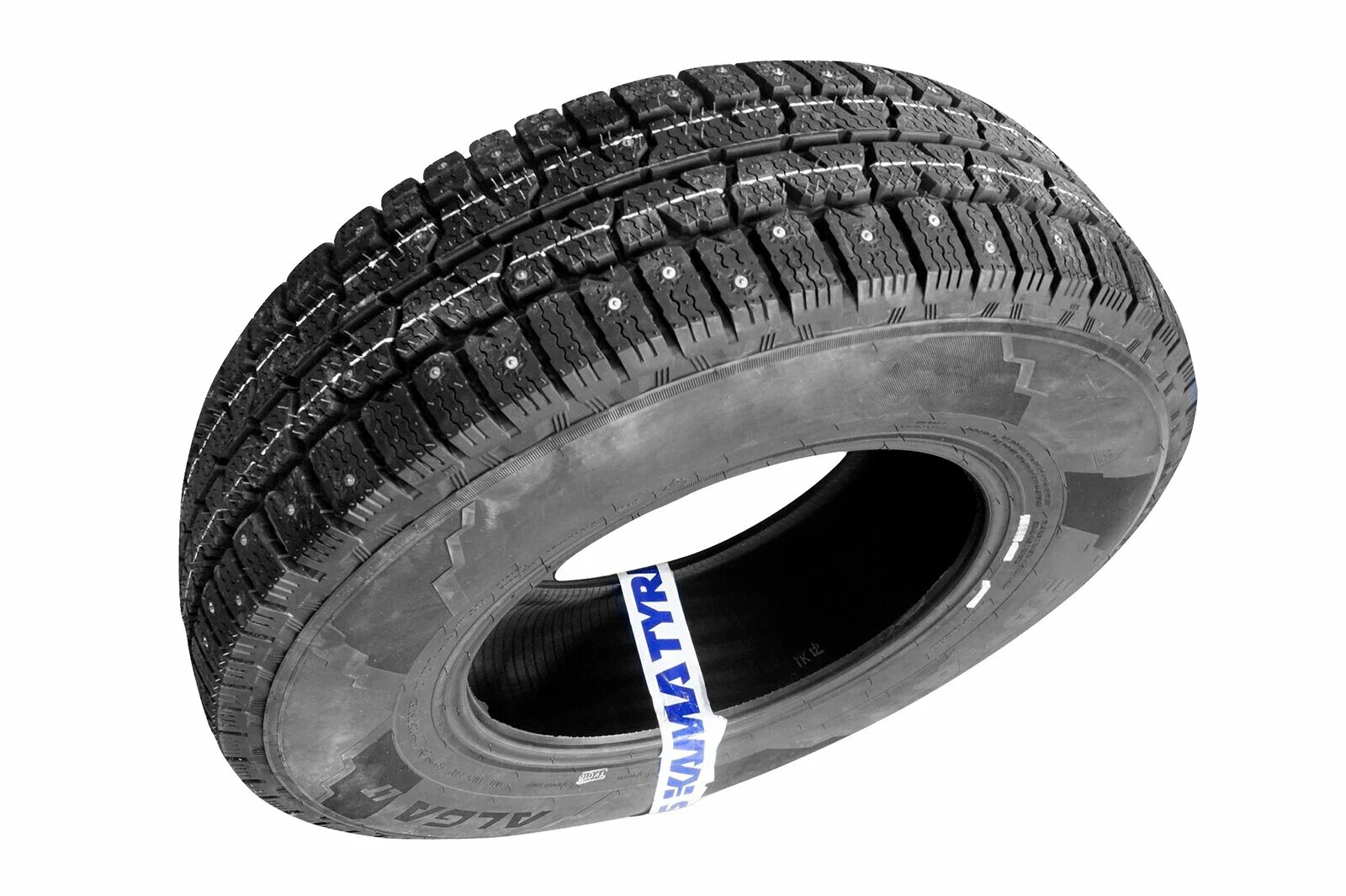 Шина зимняя шипованная Кама Alga LT НК-534 185/75R16C 104/102R для коммерческого транспорта — фото 1