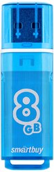 Флеш-накопитель USB 2.0 Smartbuy 8GB Glossy series Blue (SB8GBGS-B)