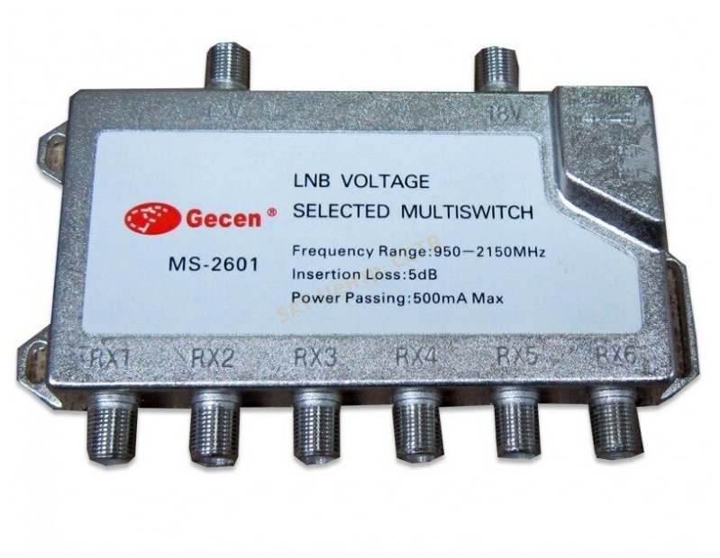 Мультисвитч радиальный Gesen 2x6 MS-2601=1390