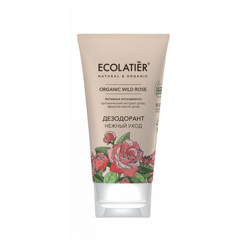 Дезодорант Ecolatier ORGANIC WILD ROSE Нежный уход 40 мл