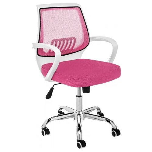 фото Компьютерное кресло woodville ergoplus белое/розовое