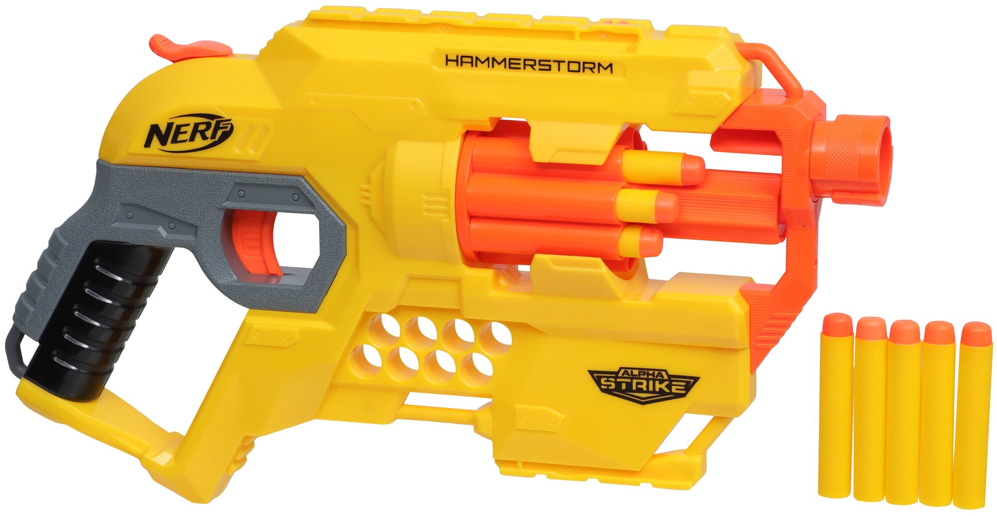 Бластер Hasbro Nerf Alpha Strike Hammerstorm (E6748) - фото №1