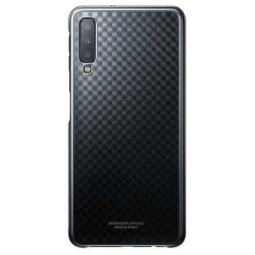 фото Чехол для телефона samsung gradation cover a7 (2018) серо- черный