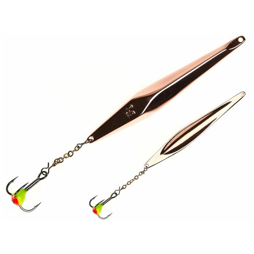 Блесна вертикальная зимняя Lucky John Shiner, 45 мм/С блесна зимняя lucky john ice fishing lure 6750 c