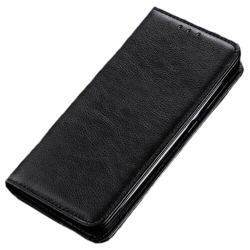 фото Чехол mypads бизнес класса для nokia 7.2/ nokia 6.2 с визитницей и магнитным держателем черный натуральная кожа