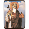 Икона Владимир Равноапостольный князь на светлом фоне - изображение