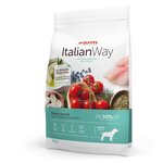 Корм Italian Way Ideal Weight Medium Trout & Blueberry для собак средних пород, беззерновой, контроль веса и профилактика аллергии, форель и черника, 3 кг - изображение