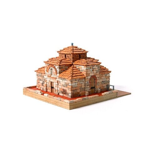 сборная модель из керамики domus kits испания дом священника масштаб 1 100 dms40040 Сборная модель из керамики Domus Kits (Испания), Церковь Сан Мигеля Де Эгаро XII В, М.1:100