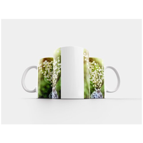 фото Кружка "кружева королевы анны с насекомыми, золотарник солдата жук, оса" 320 мл lotsprints