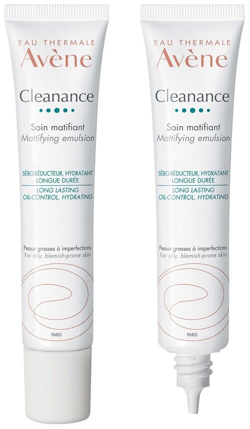 AVENE Cleanance Soin matifiant Mattifying emulsion Матирующая эмульсия, 40 мл