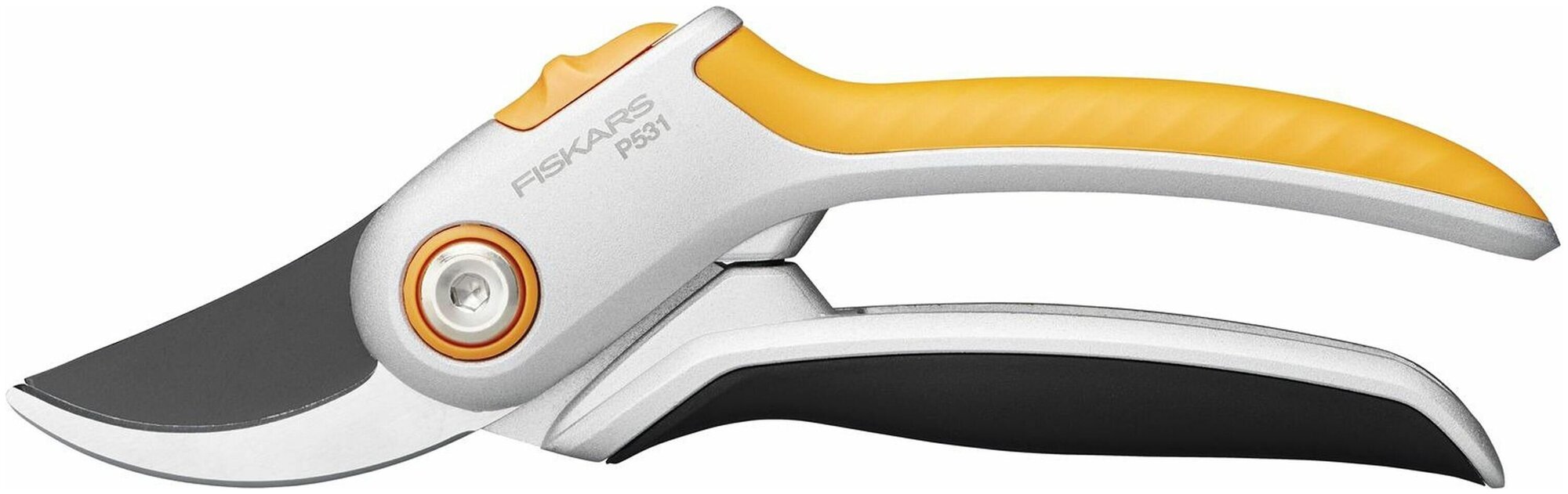 Секатор FISKARS Plus P531 серебристый/черный/оранжевый