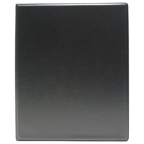 Тетрадь на кольцах (2 блока), А5, 160 листов, клетка, черная