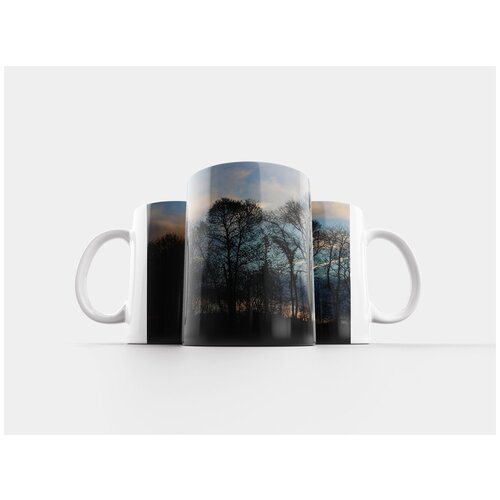 фото Кружка "деревья, цвета, зимний пейзаж" 320 мл lotsprints