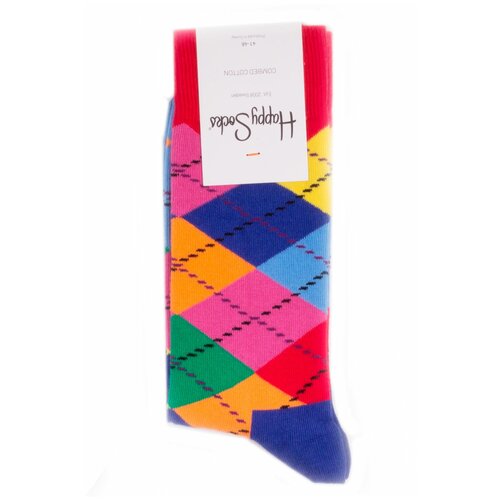 Happy Socks Argyle - Red/Navy/Blue 41-46