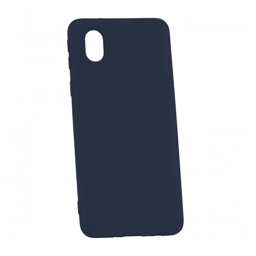 фото Чехол на samsung galaxy a01 core derbi slim silicone-3 темно-синий