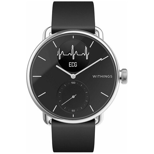 Умные часы Withings ScanWatch 38mm, 38mm, черный