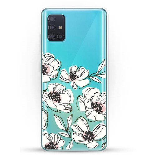 фото Силиконовый чехол цветы на samsung galaxy a51 andy & paul