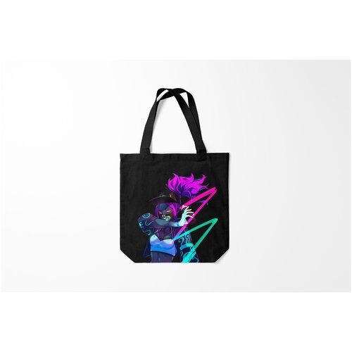фото Сумка-шоппер / 40х40 см / геймерам / league of legends kda. akali burnettie