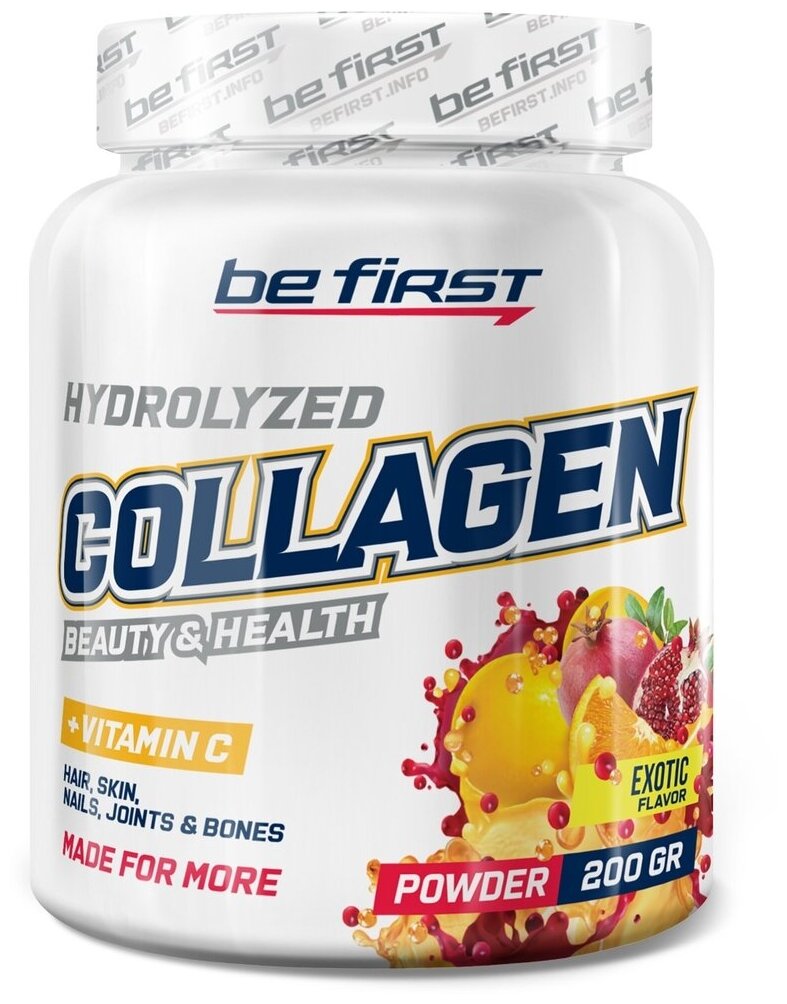 Be First Collagen + Vitamin C Powder 200 гр (Be First) Экзотик