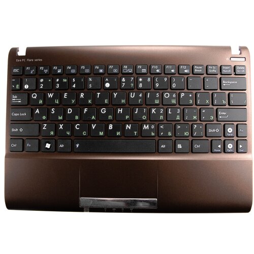 Клавиатура для Asus Eee PC X101 X101H X101CH TopCase pn V103646LS1RU AEEJ8700110 1475₽