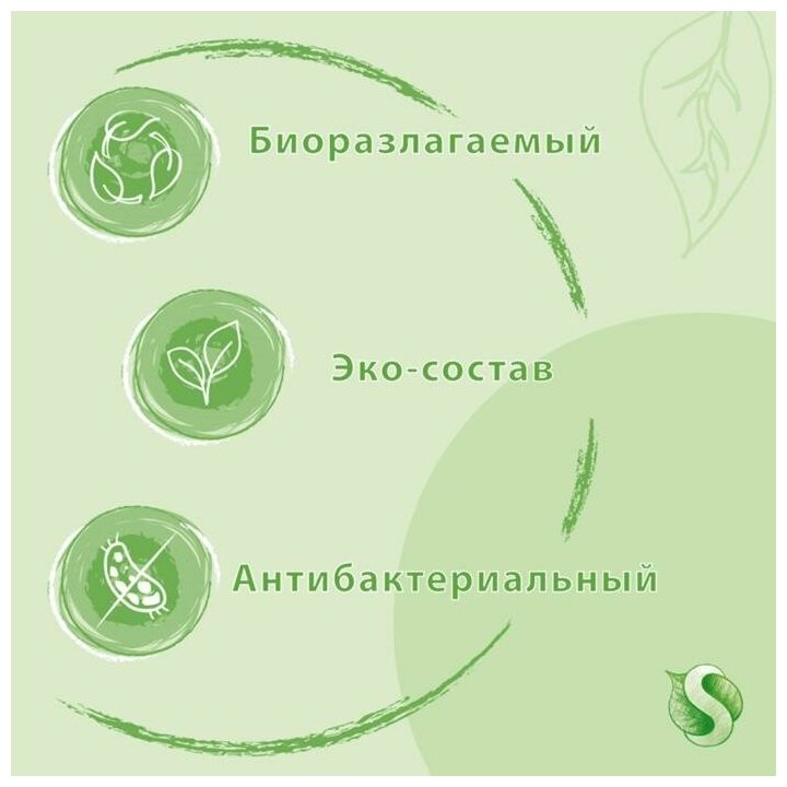 Ополаскиватель для посудомоечной машины Synergetic биоразлагаемый