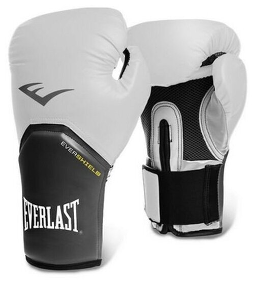 Перчатки тренировочные Everlast Pro Style Elite 12oz белые