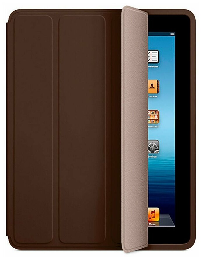 Чехол книжка для iPad 2 / 3 / 4 Smart case, Coffee