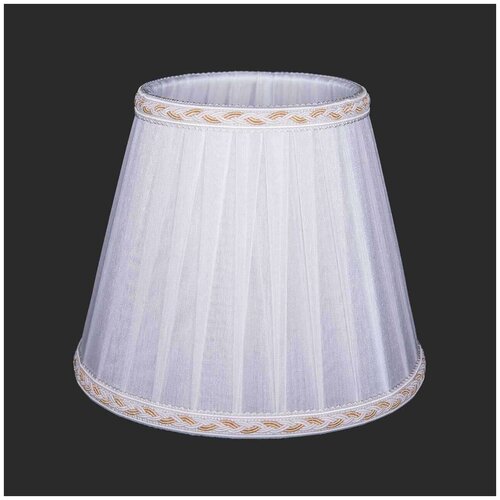 Абажур Bohemia Ivele SH2A-160 белый с бело-золотой каймой