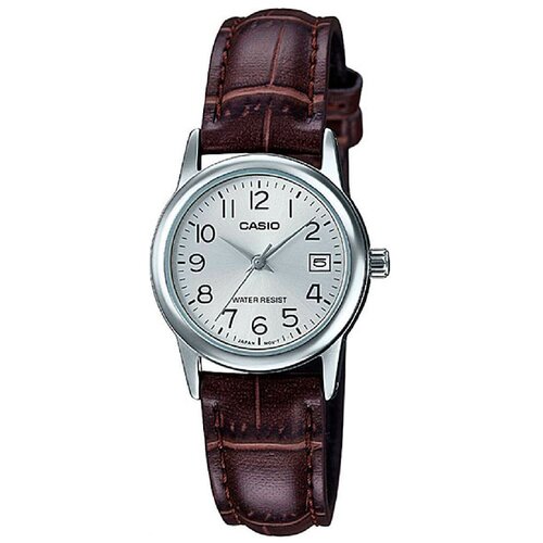 Наручные часы CASIO Collection LTP-V002L-7B2, серебряный, коричневый