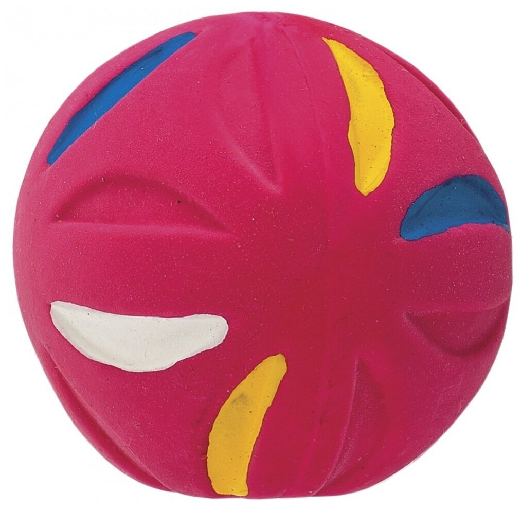 Игрушка латекс Мяч Цветок 7см