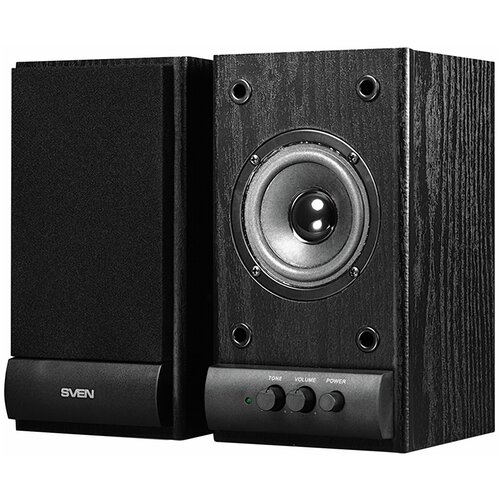 Колонки компьютерные SVEN SPS-607 20 23 Вт дерево черные SV-0120607BL 434900₽