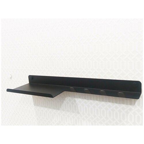 Полка лофт настенная с крючками Dideco Loft ST 38 OR