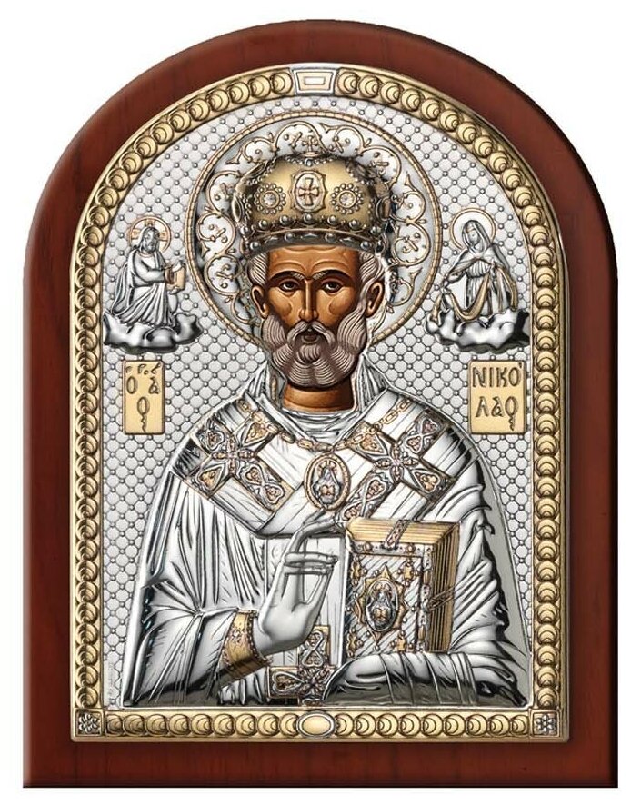 Икона Святой Николай Чудотворец (7.5*11)
