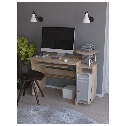 Компьютерный стол Комфортная мебель КС6 (сонома)