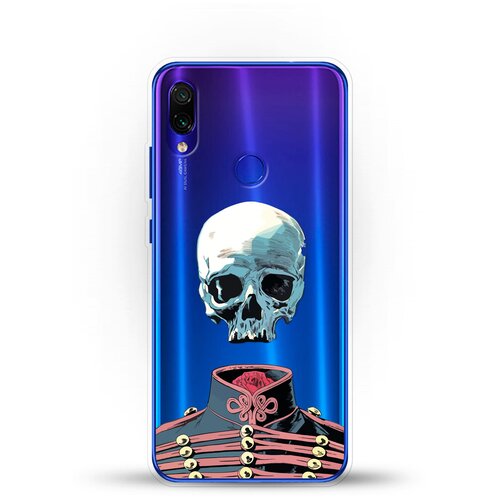 фото Силиконовый чехол череп на xiaomi redmi note 7 andy & paul