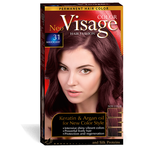 COLOR Visage Стойкая крем-краска для волос, 31 Махагон / Mahagony