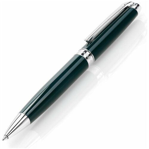 Шариковая ручка CARAN d'ACHE Leman Racing Green Rhodium (CR 4789-729)